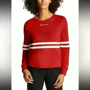 Vintage Style Women’s Champion Long Sleeve Shirt size L Y2K